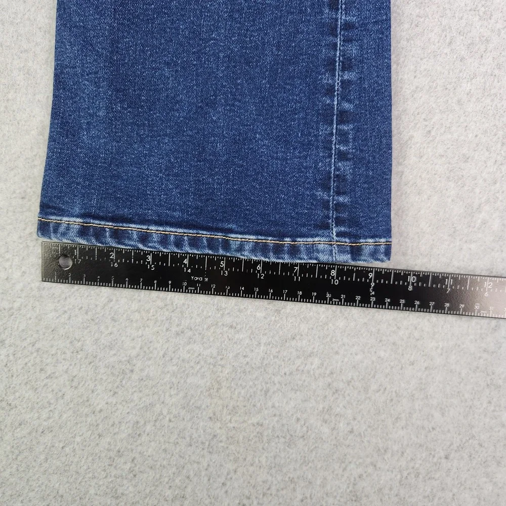 Divided H&M Flare Jeans Women's‎ 0 Blue Denim Stretch Retro Streetwear Grunge